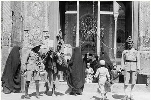 ورودی حرم حضرت امیرالمومنین علی علیه السلام درسال 1933 می