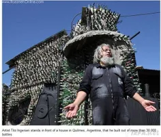 خانه ای در آرژانتین که با 30000 بطری خالی ساخته شده