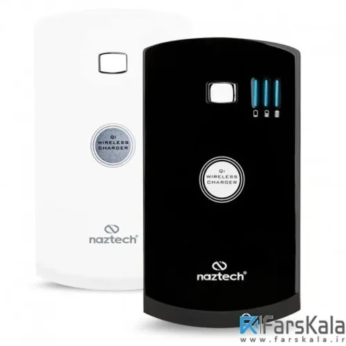 شارژر وایرلس و پاوربانک نزتک Naztech PB2800qi Power Bank