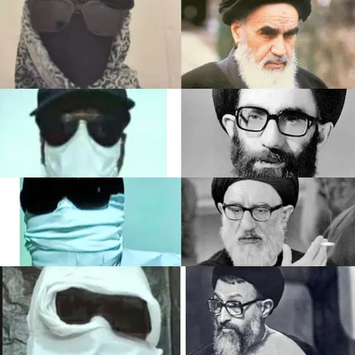 🔴سمت راست:براندازان حکومت پهلوی