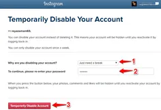 آموزش حذف اکانت اینستاگرام به صورت تصویری