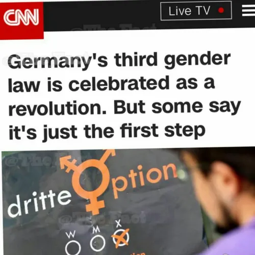 آلمان از (اول ژانویه) گزینه ی جنسیت سوم را هم به گواهی تو