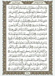 قرآن بخوانیم. صفحه سیصد و بیست و پنجم