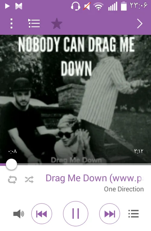 چه حس خوبیه ادم drag me down گوش بده