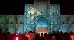 نورپردازی بنای امیرچخماق در یزد 