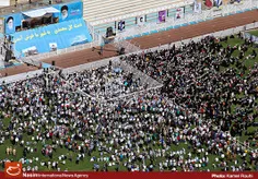 تصویر واقعی از استقبال مردم اردبیل از رییس جمهور روحانی..