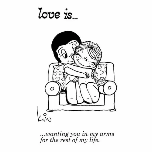 عشق یعنی یا همون (love is) به صورت یادداشت های عاشقانه بی