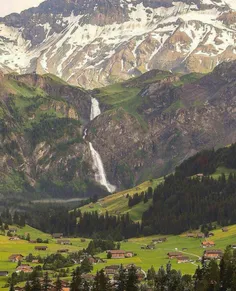 روستای دره در کشور سوئیس