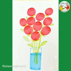 🌸 نقاشی فوق العاده زیبای گل رز 😍🌹