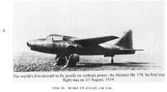 Heinkel 178 نخستین هواپیمای دارای موتور جت در جهان
