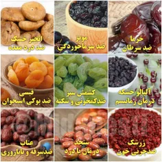 9 بیماری که میشود با 9 میوه خشک آن را درمان و یا از ابتلا