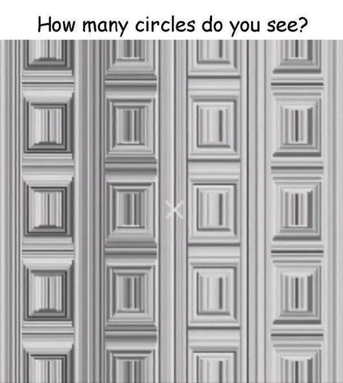 چند دایره در این عکس میبینید؟