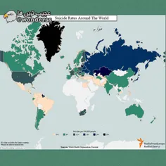 آمار جالب خودکشی در جهان!