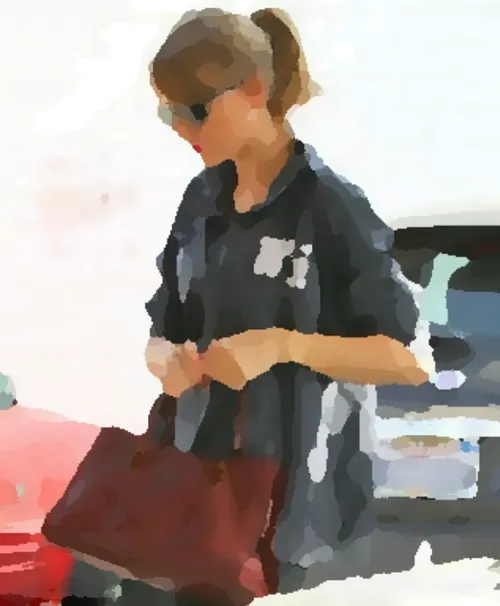 oil paint Taylor swift