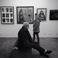 People visiting a gallery. #Tehran, #Iran. Photo by Moham