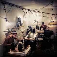 A small sewing workshop in #Abhar, #Zanjan, #Iran. Photo 
