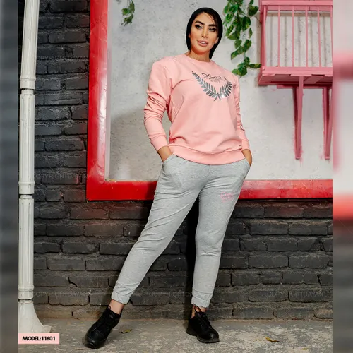 ست بلوز و شلوار زنانه Pink مدل 11601