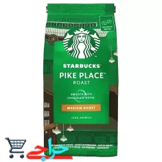 خرید دان قهوه اسپرسو مدیوم رست استارباکس 200 گرمی PIKE PLACE
