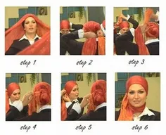 آموزش بستن روسری