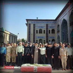 تشییع و تدفین پیکر شهید مدافع امنیت در شیراز 