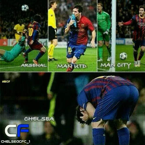 messi vs chelsea😄 😄 😄