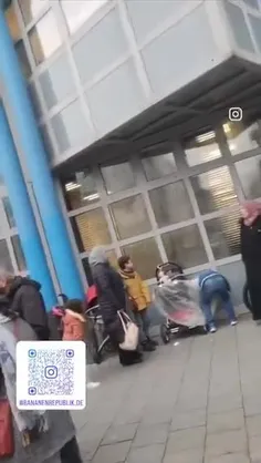 حجاب گذاشتن مردم در بوخوم آلمان.