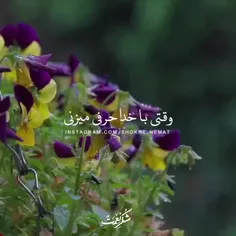 همیشه درهر کاری از خدا کمک بخا نه بنده‌ خدا