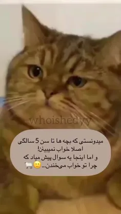 میدونستید بچها تا ۵ سالگی خواب نمیبینن😐👐🏻