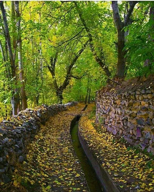 کوچه باغهای زیبای خوانسار😍