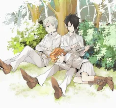 #anime #the_promised_neverland #ema #ray #norman #wallpap
