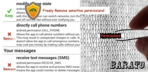 دانلود APK Permission Remover Pro قطع دسترسی های برنامه ه