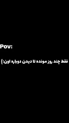 فقد چهار روز مونده تابرگرده...
