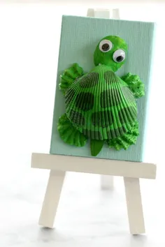 خلاقیت و نقاشی روی صدف یا گوش ماهی  