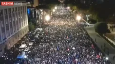 برگزاری تظاهرات گسترده ضددولتی در پایتخت آلبانی