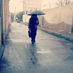 only in the rain