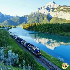 #زیباترین_مسیرهای_جهان  #خط_آهن_راکی_کانادا
