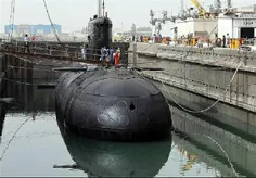 زیردریایی سنگین کلاس طارق در حال تعمیرات