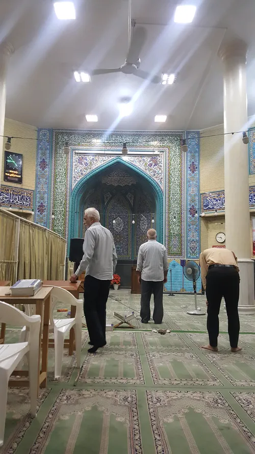 نماز صبح مسجد الرسول سه راه سیمین اصفهان