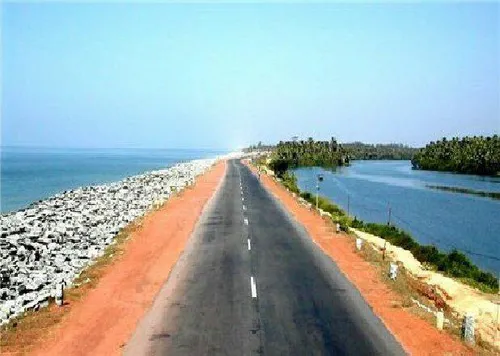 تصویری از جاده "ماراوانته" در هندوستان که به جاده بهشتی م