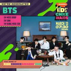 We are so excited to be nominated for #Nickelodeon The 20