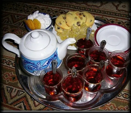 سلام صبح بخیر بفرمایید چای