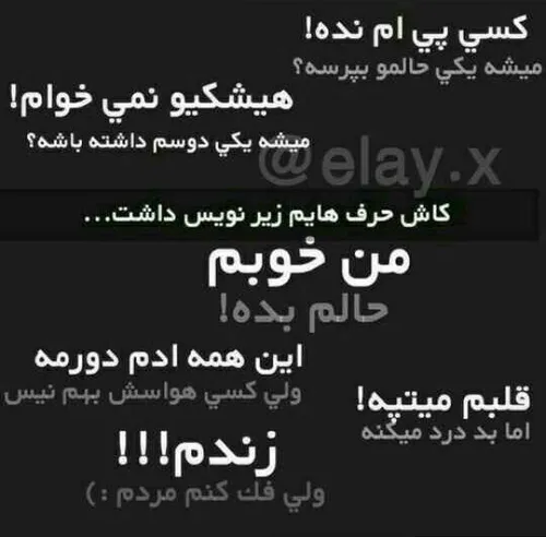 ِایـ کاشـ هَمهـ حرفامـ زیرنویسـ داشتـ