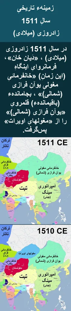 زمینهء تاریخی در سالِ 1511 زادروزی (میلادی)