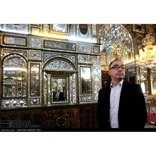 حضور رئیس موزه لوور در کاخ گلستان