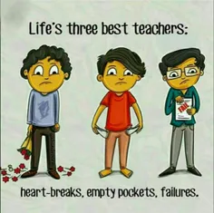 سه تا از بهترين معلم هاى زندگى :