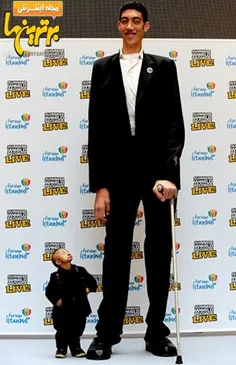 قد بلند ترین مرد جهان.قد کوتاه ترین مرد جهان! !