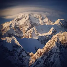 Circling around the West face of #Denali (20,321ft or 6,1