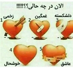 الان در چه حالی هستی