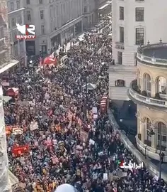 🎥 تظاهرات نیم میلیونی در بیخ گوش بی‌بی‌سی فارسی در لندن!