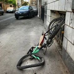 #dailytehran #Tehran #stop #line #bicycle #bike #Station 